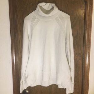 white turtleneck